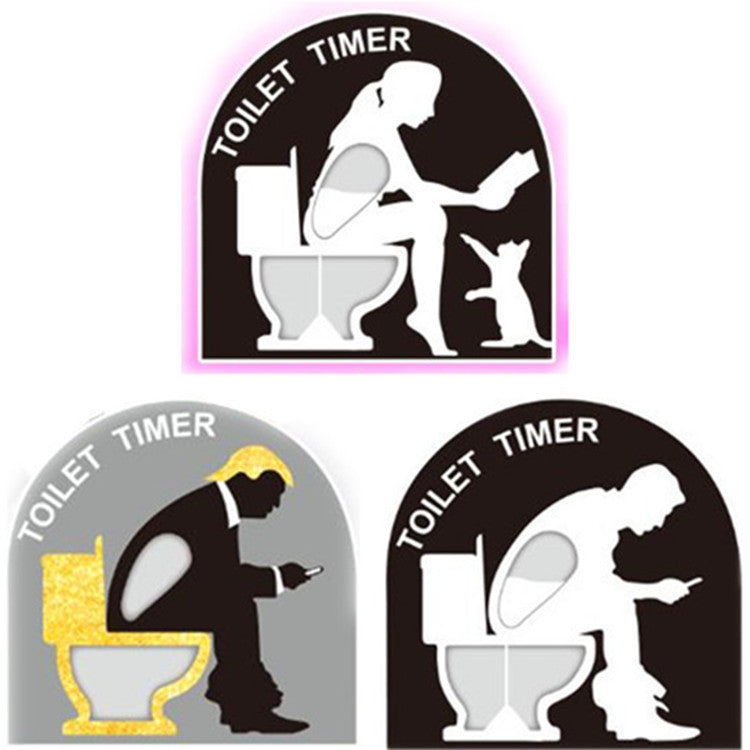Toilet Timer Child Funny Toys Bathroom Hourglass Decor Sand Restroom Clock Abs 5 Minute Decoration Toilet Hourglass Time