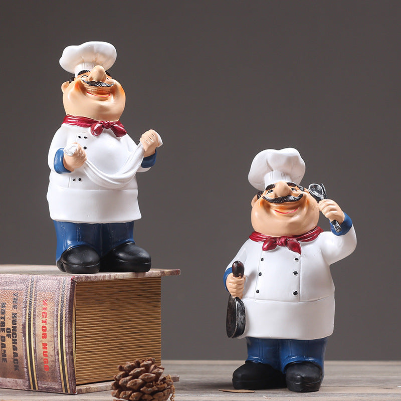 chef statue kitchen decor