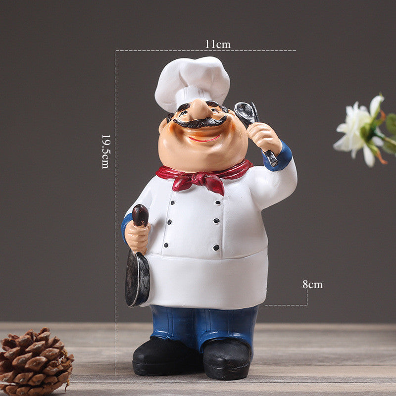 chef statue kitchen decor