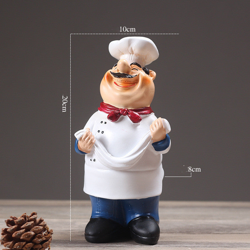 chef statue kitchen decor