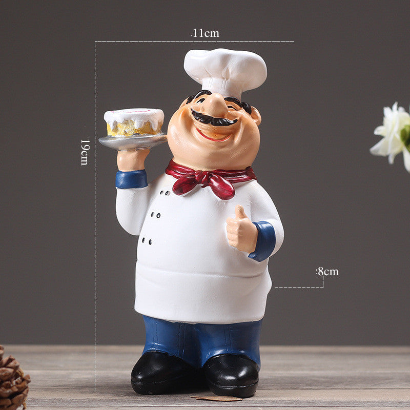 chef statue kitchen decor