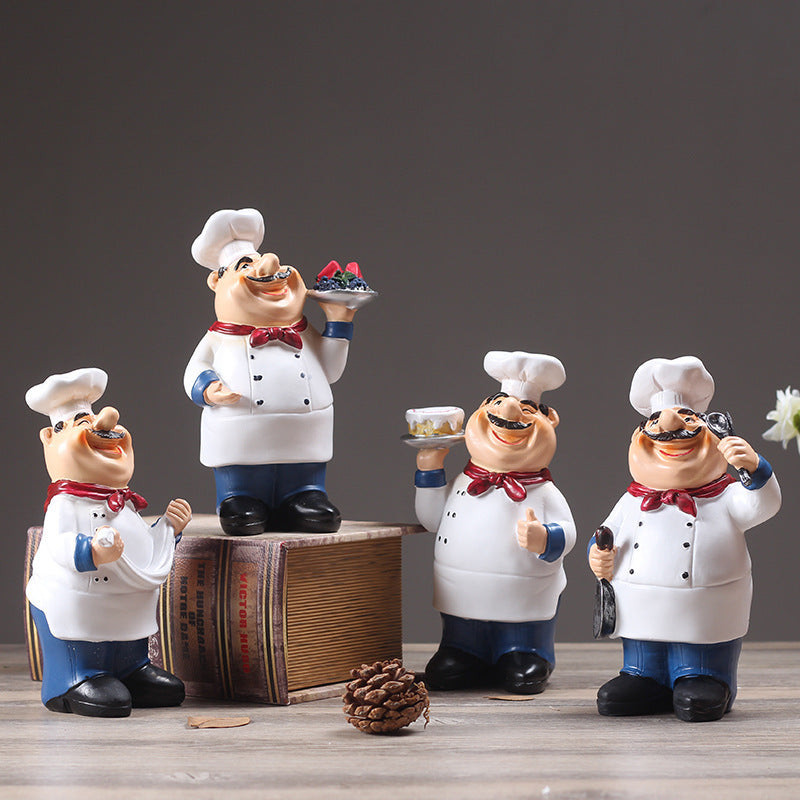 chef statue kitchen decor