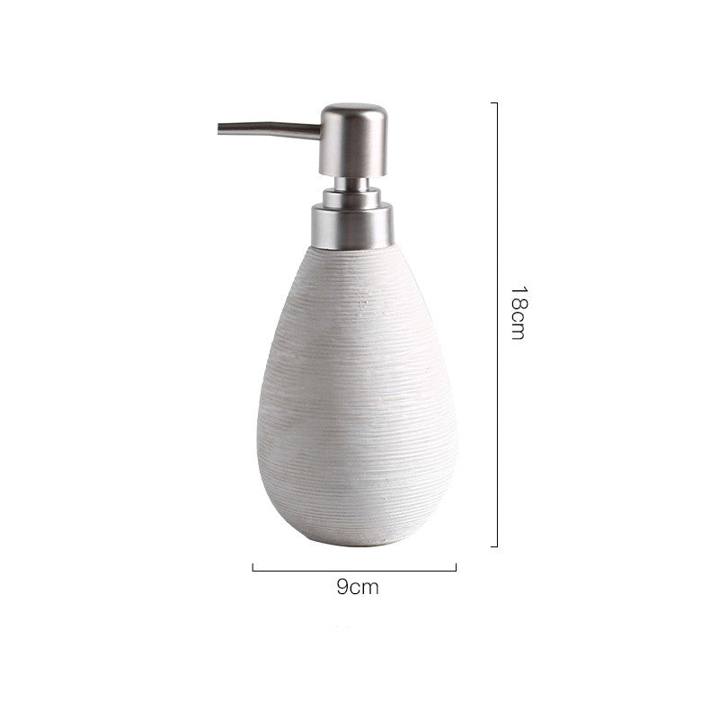Ceramic Bathroom Dispenser – Shower Gel & Lotion Bottle