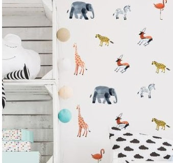 Home Decor Wall Stickers New Animal Party