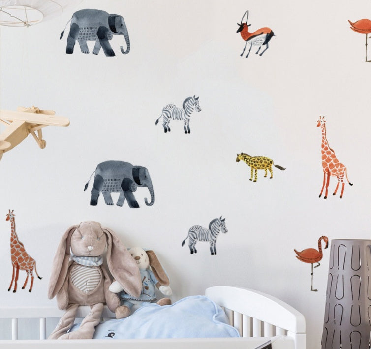Home Decor Wall Stickers New Animal Party