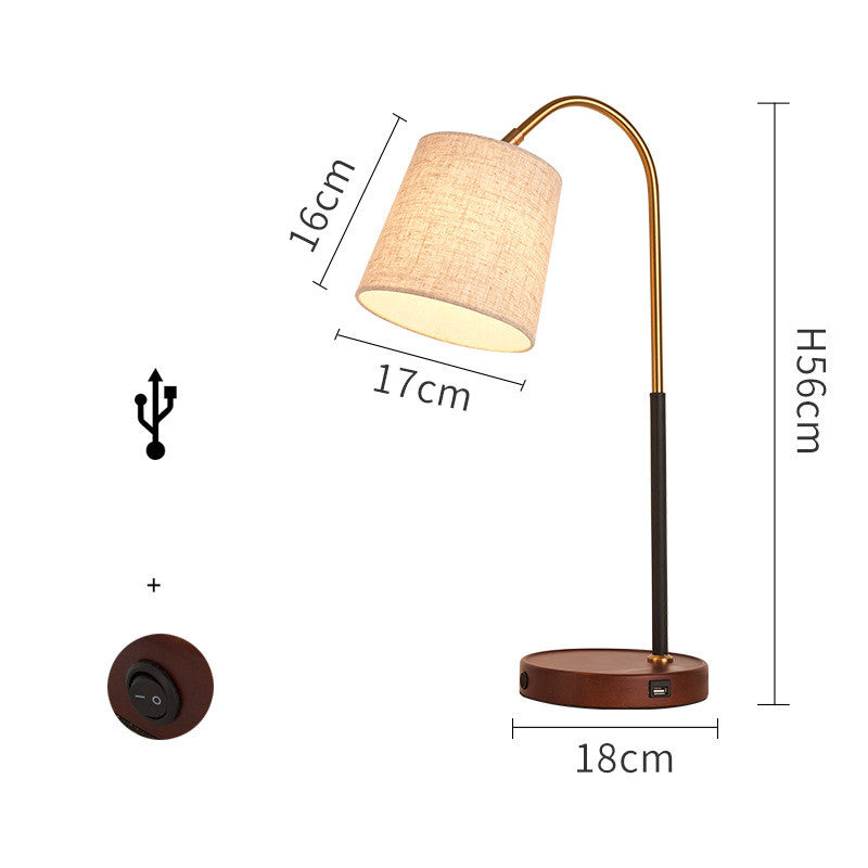 Creative Wireless Charging Bedside Lamp – Modern Bedroom Table Light