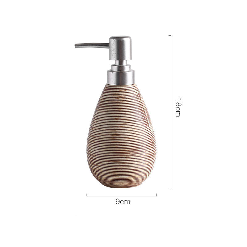 Ceramic Bathroom Dispenser – Shower Gel & Lotion Bottle