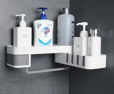 Bathroom Corner Storage Shelf – Space-Saving Organizer for Showers & Bathrooms