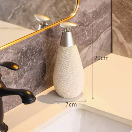 Ceramic Bathroom Dispenser – Shower Gel & Lotion Bottle
