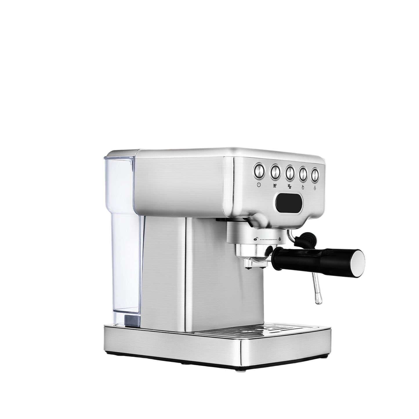 20-Bar Stainless Steel Espresso Machine – Built-In Milk Frother & 1.8L Water Tank