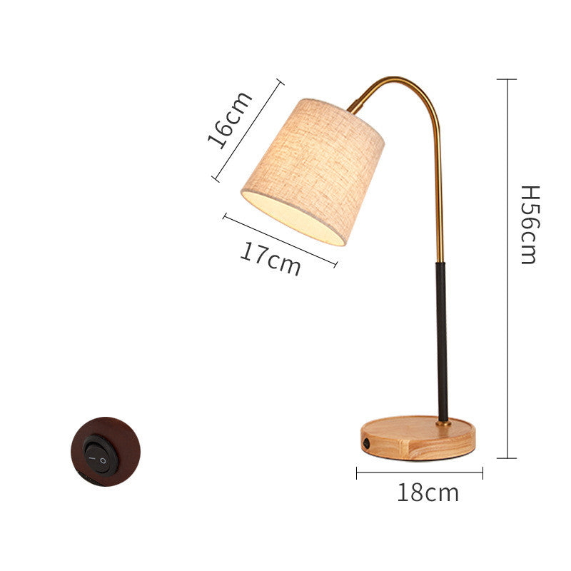 Creative Wireless Charging Bedside Lamp – Modern Bedroom Table Light